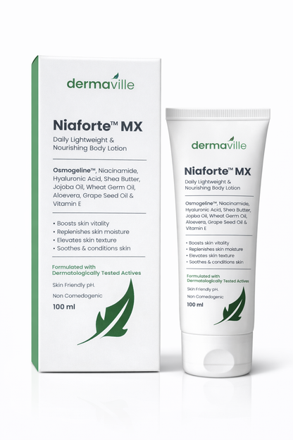 Dermaville Niaforte™™ MX Daily Lightweight & Nourishing Body Lotion  Shea Butter – 100 ml