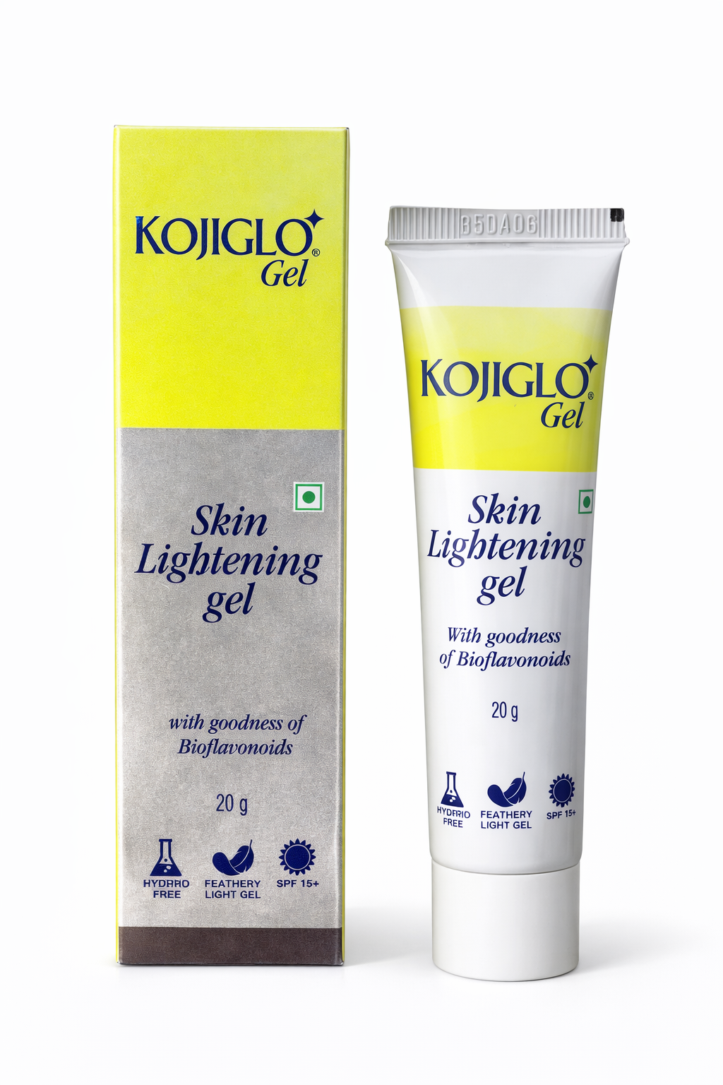 kojiglo gel | skin lightening gel with kojic acid, arbutin & pine bark extract | 20g