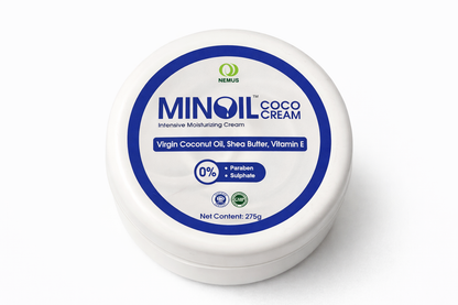 MINOIL Coco Cream – Virgin Coconut Oil, Shea Butter & Vitamin E | pH 5.5 | Paraben-Free