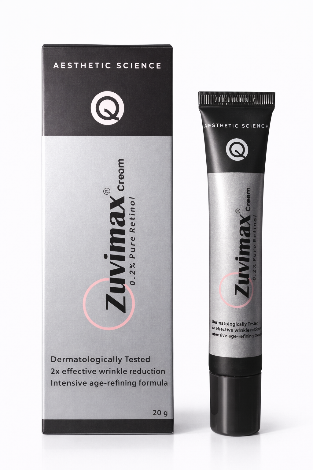 zuvimax 0.2% pure retinol cream – advanced anti-aging & wrinkle care | 20g