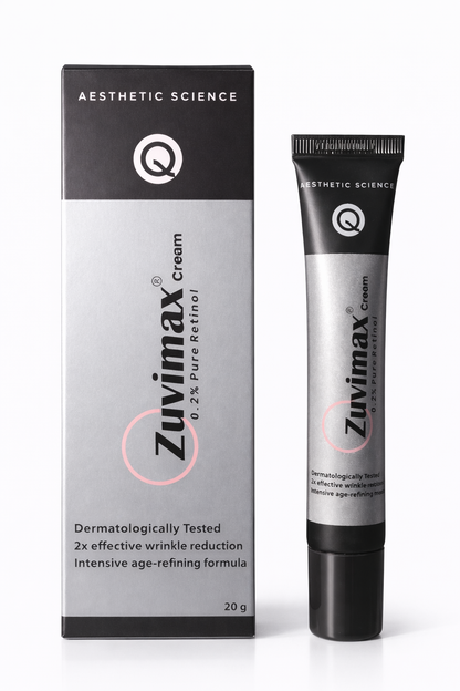 Zuvimax 0.2% Pure Retinol Cream – Advanced Anti-Aging & Wrinkle Care | 20g