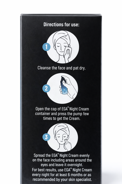 EGA Night Cream – MultiSal Retinol Technology | Minimizes Wrinkles & Age Spots | 30g