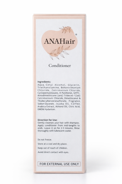 ANAHair Conditioner – Anti Hair Fall & Nourishing Formula | Repairs Dry, Rough & Damaged Hair | Adds Natural Shine (250ml)
