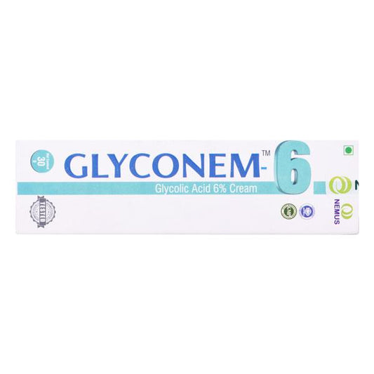 GLYCONEM 6 / 12 – Glycolic Acid 6% Cream for Radiant, Smooth Skin