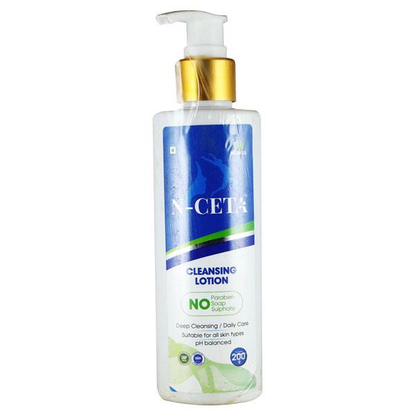 n-ceta cleansing lotion – deep cleansing, paraben & soap-free, ph balanced