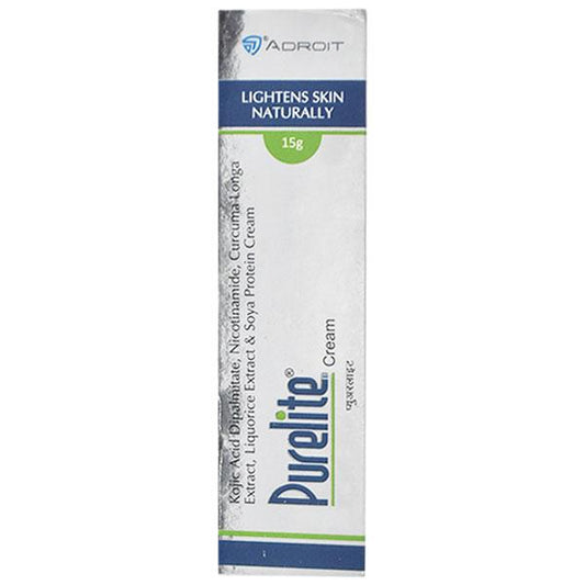 Purelite Skin Brightening Cream | Kojic Acid, Niacinamide & Herbal Extracts | 15g